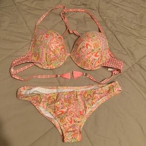 Victoria’s secret paisley print bikini 34DD/L